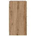 vidaXL Nočné stolíky Dub artisan 40 x 36 x 70 cm Kompozitné drevo – Obrázok 5