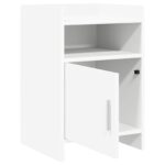 vidaXL Nočné stolíky Biela 40 x 36 x 60 cm Kompozitné drevo – Obrázok 3