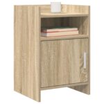 vidaXL Nočné stolíky Dub sonoma 40 x 36 x 60 cm Kompozitné drevo – Obrázok 2