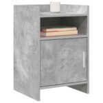 vidaXL Nočné stolíky Betónovo sivá 40 x 36 x 60 cm Kompozitné drevo – Obrázok 2