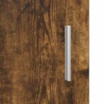 vidaXL Nočné stolíky Dymový dub 40 x 36 x 60 cm Kompozitné drevo – Obrázok 7