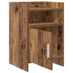 vidaXL Nočné stolíky Staré drevo 40 x 36 x 60 cm Kompozitné drevo – Obrázok 3