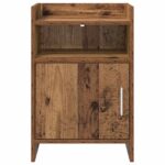 vidaXL Nočné stolíky Staré drevo 40 x 36 x 60 cm Kompozitné drevo – Obrázok 4