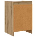 vidaXL Nočné stolíky Dub artisan 40 x 36 x 60 cm Kompozitné drevo – Obrázok 6