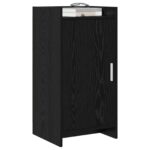 vidaXL Servírovacia skriňa Čierny dub 40 x 36 x 80 cm Kompozitné drevo – Obrázok 2