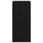 vidaXL Servírovacia skriňa Čierny dub 40 x 36 x 80 cm Kompozitné drevo – Obrázok 5