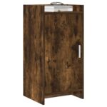 vidaXL Servírovacia skriňa Dymový dub 40 x 36 x 80 cm Kompozitné drevo – Obrázok 2