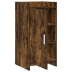 vidaXL Servírovacia skriňa Dymový dub 40 x 36 x 80 cm Kompozitné drevo – Obrázok 3