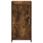 vidaXL Servírovacia skriňa Dymový dub 40 x 36 x 80 cm Kompozitné drevo – Obrázok 4