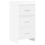 vidaXL Servírovacia skriňa Biela 40 x 36 x 80 cm Kompozitné drevo