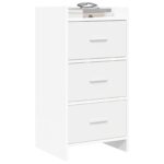 vidaXL Servírovacia skriňa Biela 40 x 36 x 80 cm Kompozitné drevo – Obrázok 2