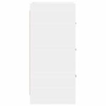 vidaXL Servírovacia skriňa Biela 40 x 36 x 80 cm Kompozitné drevo – Obrázok 5