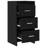 vidaXL Servírovacia skriňa Čierny dub 40 x 36 x 80 cm Kompozitné drevo – Obrázok 3
