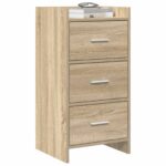 vidaXL Servírovacia skriňa Dub sonoma 40 x 36 x 80 cm Kompozitné drevo – Obrázok 2
