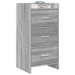 vidaXL Servírovacia skriňa Sivý Sonoma 40 x 36 x 80 cm – Obrázok 2