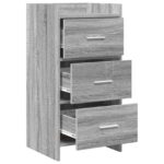 vidaXL Servírovacia skriňa Sivý Sonoma 40 x 36 x 80 cm – Obrázok 3