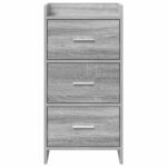 vidaXL Servírovacia skriňa Sivý Sonoma 40 x 36 x 80 cm – Obrázok 4