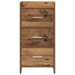 vidaXL Servírovacia skriňa Staré drevo 40 x 36 x 80 cm – Obrázok 4