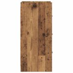 vidaXL Servírovacia skriňa Staré drevo 40 x 36 x 80 cm – Obrázok 5