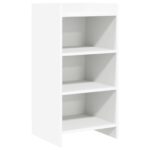 vidaXL Servírovacia skriňa Biela 40 x 36 x 80 cm Kompozitné drevo