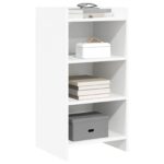 vidaXL Servírovacia skriňa Biela 40 x 36 x 80 cm Kompozitné drevo – Obrázok 2