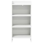 vidaXL Servírovacia skriňa Biela 40 x 36 x 80 cm Kompozitné drevo – Obrázok 3