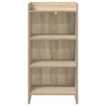 vidaXL Servírovacia skriňa Dub sonoma 40 x 36 x 80 cm Kompozitné drevo – Obrázok 3