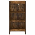vidaXL Servírovacia skriňa Dymový dub 40 x 36 x 80 cm Kompozitné drevo – Obrázok 3