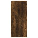 vidaXL Servírovacia skriňa Dymový dub 40 x 36 x 80 cm Kompozitné drevo – Obrázok 4