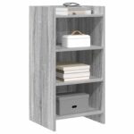 vidaXL Servírovacia skriňa Sivý Sonoma 40 x 36 x 80 cm – Obrázok 2