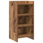 vidaXL Servírovacia skriňa Staré drevo 40 x 36 x 80 cm