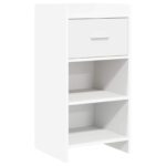 vidaXL Servírovacia skriňa Biela 40 x 36 x 80 cm Kompozitné drevo
