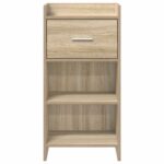 vidaXL Servírovacia skriňa Dub sonoma 40 x 36 x 80 cm Kompozitné drevo – Obrázok 3
