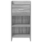vidaXL Servírovacia skriňa Sivý Sonoma 40 x 36 x 80 cm – Obrázok 3