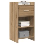 vidaXL Servírovacia skriňa Dub artisan 40 x 36 x 80 cm – Obrázok 2