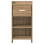 vidaXL Servírovacia skriňa Dub artisan 40 x 36 x 80 cm – Obrázok 3