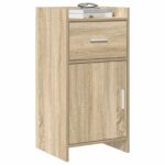 vidaXL Servírovacia skriňa Dub sonoma 40 x 36 x 80 cm Kompozitné drevo – Obrázok 2