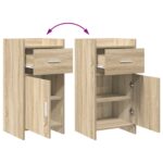 vidaXL Servírovacia skriňa Dub sonoma 40 x 36 x 80 cm Kompozitné drevo – Obrázok 8