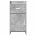 vidaXL Servírovacia skriňa Betónovo sivá 40 x 36 x 80 cm – Obrázok 4