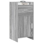 vidaXL Servírovacia skriňa Sivý Sonoma 40 x 36 x 80 cm – Obrázok 2