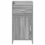vidaXL Servírovacia skriňa Sivý Sonoma 40 x 36 x 80 cm – Obrázok 4
