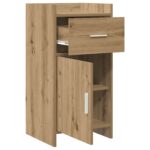 vidaXL Servírovacia skriňa Dub artisan 40 x 36 x 80 cm – Obrázok 3