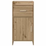 vidaXL Servírovacia skriňa Dub artisan 40 x 36 x 80 cm – Obrázok 4