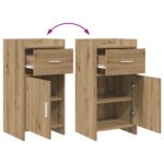 vidaXL Servírovacia skriňa Dub artisan 40 x 36 x 80 cm – Obrázok 8