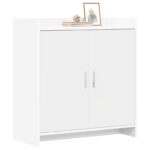 vidaXL Servírovacia skriňa Biela 72 x 36 x 80 cm Kompozitné drevo – Obrázok 2