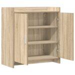 vidaXL Servírovacia skriňa Dub sonoma 72 x 36 x 80 cm Kompozitné drevo – Obrázok 3