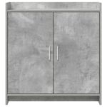 vidaXL Servírovacia skriňa Betónovo sivá 72 x 36 x 80 cm – Obrázok 4