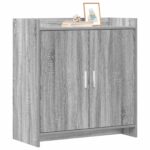 vidaXL Servírovacia skriňa Sivý Sonoma 72 x 36 x 80 cm – Obrázok 2
