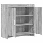 vidaXL Servírovacia skriňa Sivý Sonoma 72 x 36 x 80 cm – Obrázok 3