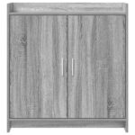 vidaXL Servírovacia skriňa Sivý Sonoma 72 x 36 x 80 cm – Obrázok 4